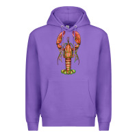 Purple lobster Premium Hoodie - BarkalooDesign