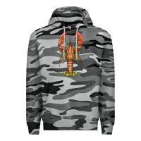 Slate Camo lobster Premium Hoodie - BarkalooDesign