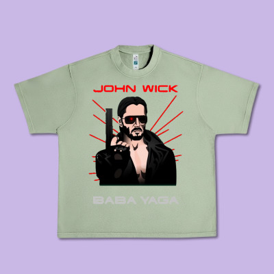 The Baba Yaga Urban Heavy Tee Designed By Artisfamous