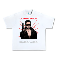 White the baba yaga Urban Heavy Tee - artisFamous