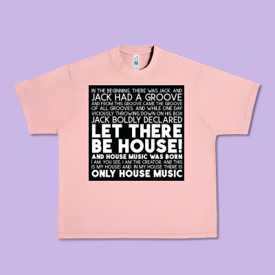 Let There Be House Music Urban Heavy Tee Designed By Artisfamous