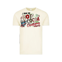 I Run Hot Cocoa And Christmas Cheer Vintage Tee | Teevron