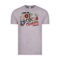 Vintage Zinc I Run Hot Cocoa And Christmas Cheer Vintage Tee - CowhideDigitalArt
