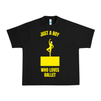 Black just a boy who loves ballet Urban Heavy Tee - artisFamous