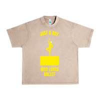 French Oak just a boy who loves ballet Urban Heavy Tee - artisFamous