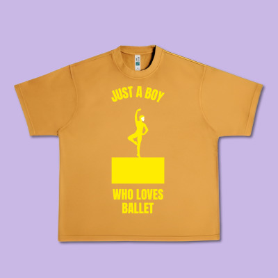 Just A Boy Who Loves Ballet Urban Heavy Tee Designed By Artisfamous