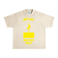 Sandshell just a boy who loves ballet Urban Heavy Tee - artisFamous