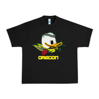 Black throwback oregon Urban Heavy Tee - artisFamous