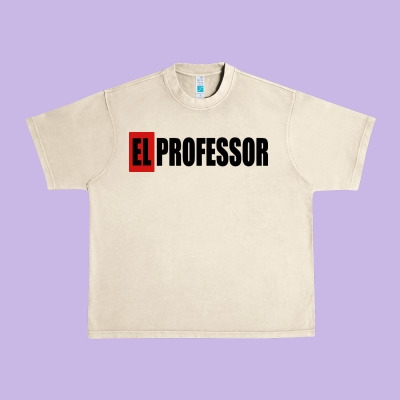 Professor Money El Profesor Urban Heavy Tee Designed By Artisfamous
