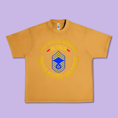 Chief Master Sergeant Retired Urban Heavy Tee Designed By Artisfamous
