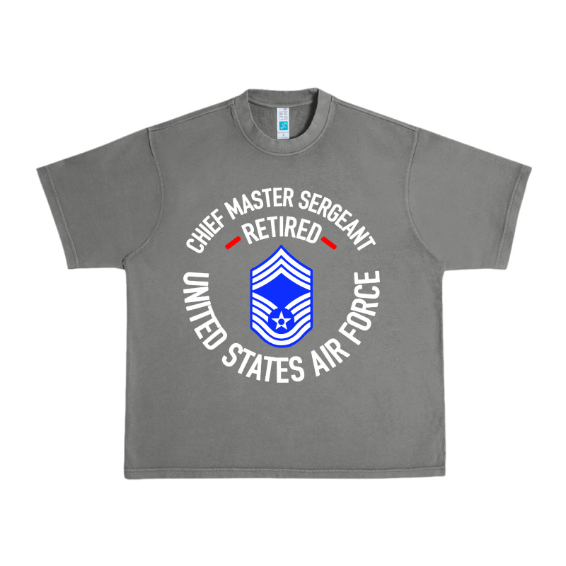 Chief Master Sergeant Retired Urban Heavy Tee by artisFamous | Teevron
