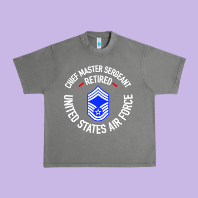 Chief Master Sergeant Retired Urban Heavy Tee Designed By Artisfamous
