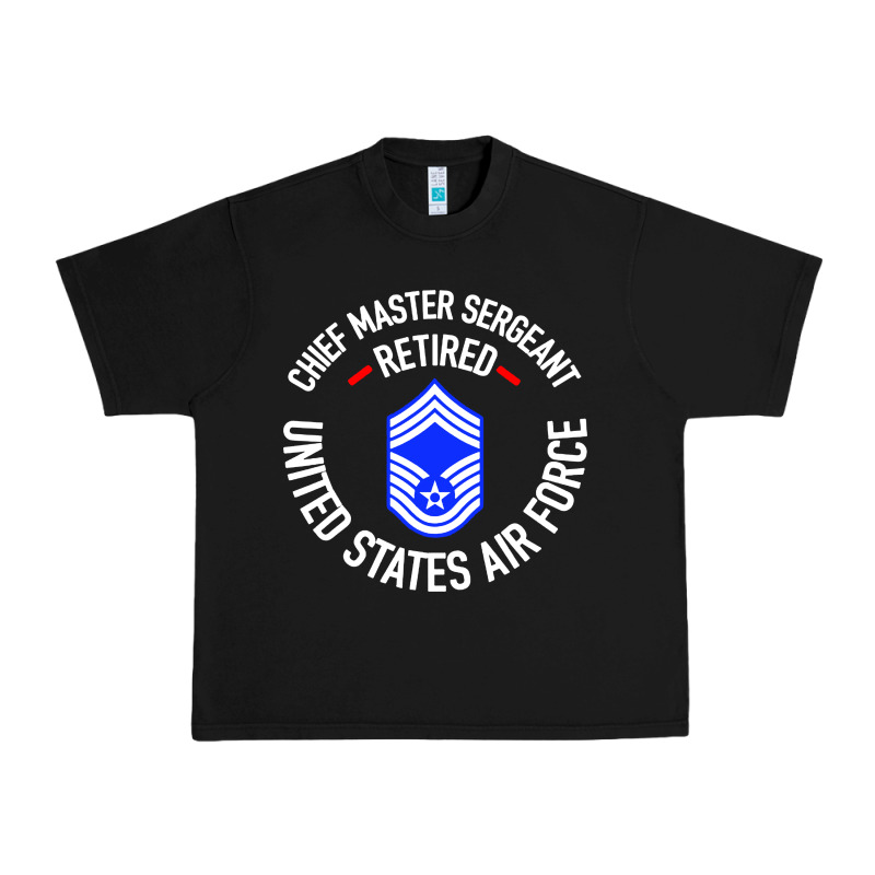 Chief Master Sergeant Retired Urban Heavy Tee by artisFamous | Teevron