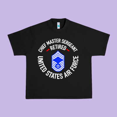 Chief Master Sergeant Retired Urban Heavy Tee Designed By Artisfamous
