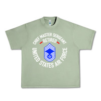 Oil Green chief master sergeant retired Urban Heavy Tee - artisFamous