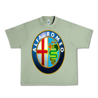 Oil Green alfa racing big merch Urban Heavy Tee - artisFamous