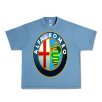 Pebble Blue alfa racing big merch Urban Heavy Tee - artisFamous