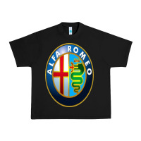 Black alfa racing big merch Urban Heavy Tee - artisFamous
