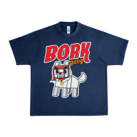 Navy bork  gang Urban Heavy Tee - artisFamous