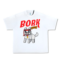 White bork  gang Urban Heavy Tee - artisFamous