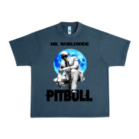 Midnight Navy merch mr worldwide pit bull Urban Heavy Tee - artisFamous