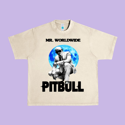Merch Mr Worldwide Pit Bull Urban Heavy Tee Designed By Artisfamous
