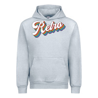 Heather Grey retro colorful Urban Hoodie - chombo
