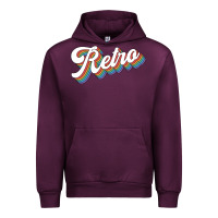 Mauve Wine retro colorful Urban Hoodie - chombo