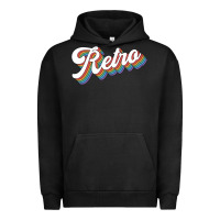 Pigment Black retro colorful Urban Hoodie - chombo