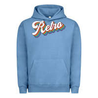 Pigment Pebble Blue retro colorful Urban Hoodie - chombo