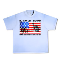 Grape Ice no man left behind means something to the rest of us Urban Heavy Tee - artisFamous