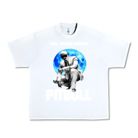 White merch mr worldwide pit bull Urban Heavy Tee - artisFamous