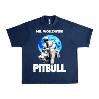 Navy merch mr worldwide pit bull Urban Heavy Tee - artisFamous