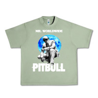 Oil Green merch mr worldwide pit bull Urban Heavy Tee - artisFamous