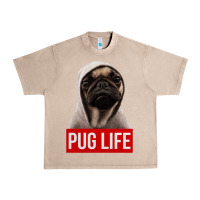 French Oak pug life Urban Heavy Tee - artisFamous