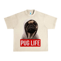 Sandshell pug life Urban Heavy Tee - artisFamous