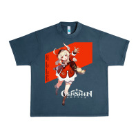 Midnight Navy Genshin Impact Klee Urban Heavy Tee - artisFamous