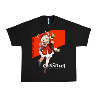 Black Genshin Impact Klee Urban Heavy Tee - artisFamous