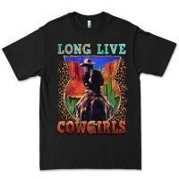 Black long live cowgirls Premium Tee - FaDigitalArtStudio
