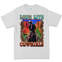 Dove Grey long live cowgirls Premium Tee - FaDigitalArtStudio