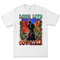 White long live cowgirls Premium Tee - FaDigitalArtStudio