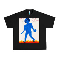 Black walk davids on fire Urban Heavy Tee - artisFamous