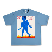 Pebble Blue walk davids on fire Urban Heavy Tee - artisFamous