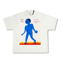 Pistachio walk davids on fire Urban Heavy Tee - artisFamous