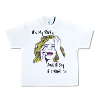 White It's My Party And I'll Cry If I Want To happy christmas Urban Heavy Tee - artisFamous