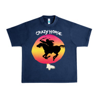 Navy neil crazy horse Urban Heavy Tee - artisFamous