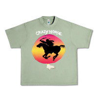 Oil Green neil crazy horse Urban Heavy Tee - artisFamous
