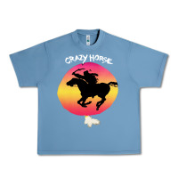 Pebble Blue neil crazy horse Urban Heavy Tee - artisFamous
