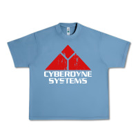 Pebble Blue cyber dyne systems Urban Heavy Tee - artisFamous