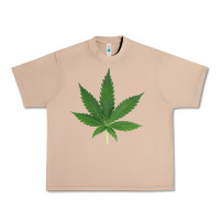 Burro Weed leaf Urban Heavy Tee - artisFamous